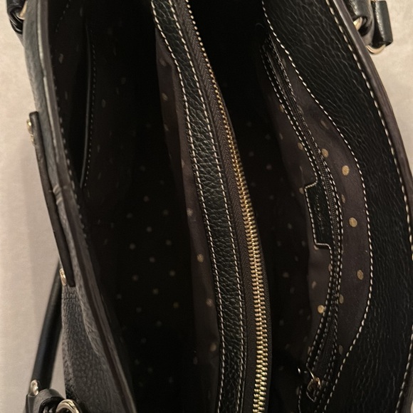 Kate Spade Black Leather Tote Bag - Picture 6 of 7